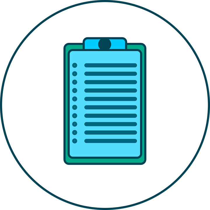 Clipboard Clip Art To Represent School Supply List - Biar - Png Download (720x720), Png Download