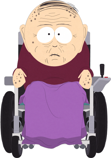 Grandfather Clipart Extreme Old Age - South Park Grandpa Png Transparent Png (960x540), Png Download