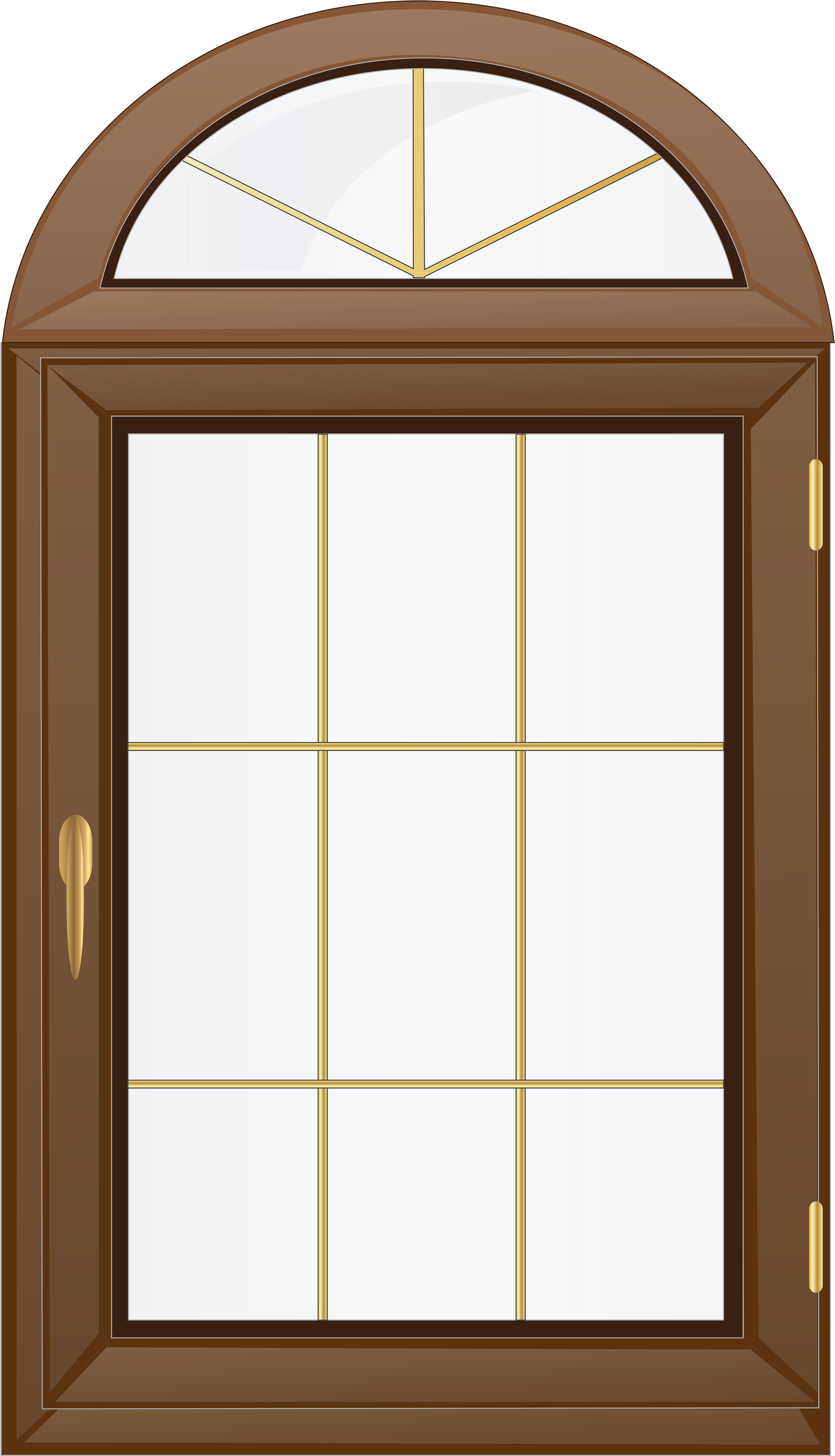 Gingerbread Clipart Window - Clip Art - Png Download (4587x8000), Png Download