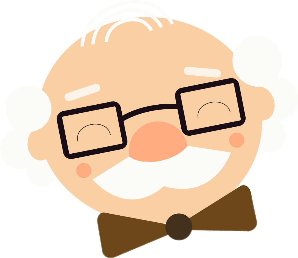 Glasses Clipart Grandpa - Abuelito Png Transparent Png (1029x890), Png Download