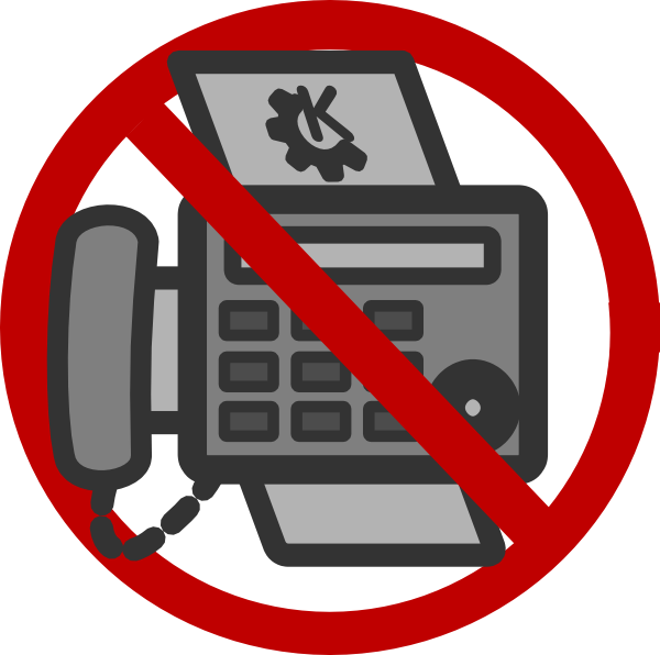 Old Fax Machine Clipart (600x596), Png Download