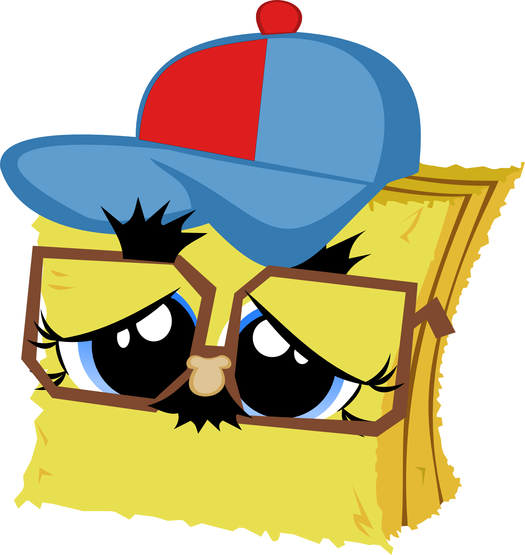 Really Sad Really Little Hay Bale By Limeylassen - Pinkie Pie Clipart (869x919), Png Download