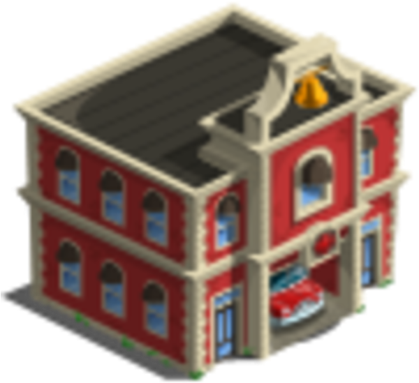 Fire Station Icon - Clip Art - Png Download (600x600), Png Download