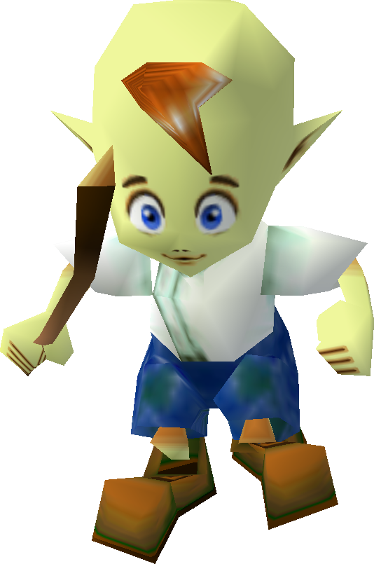 Boy In The Graveyard Zeldapedia Fandom Powered - Ocarina Of Time Boy In Graveyard Clipart (534x805), Png Download