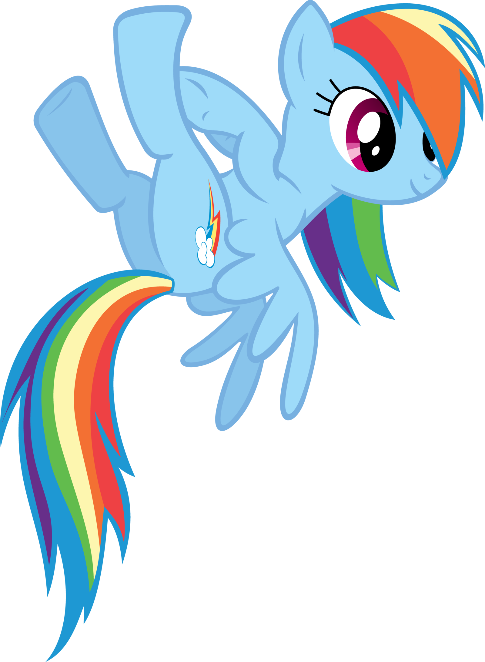 Halo Nation The Halo Encyclopedia - Mlp Rainbow Dash Png Clipart (1600x2183), Png Download