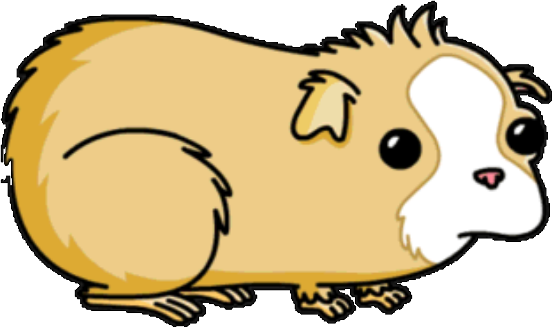 Guinea Pig Clipart Easy Cartoon - The Simpsons - Png Download (1000x693), Png Download