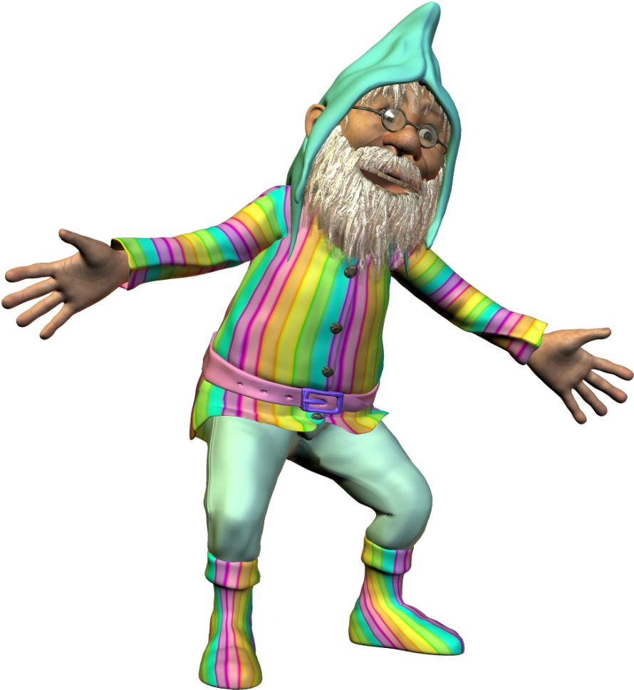 Gnome * - Illustration Clipart (983x1024), Png Download