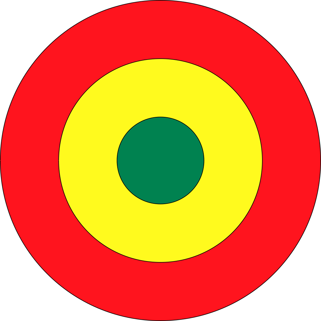 Roundel Guinea Svg Clip Arts 600 X 600 Px - Png Download (600x600), Png Download