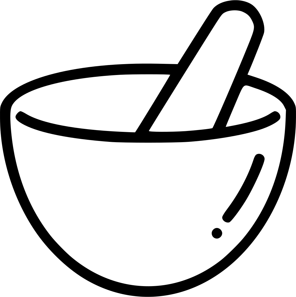 Drawing At Getdrawings Com Free For Personal - Mortar And Pestle Drawing Clipart (980x982), Png Download