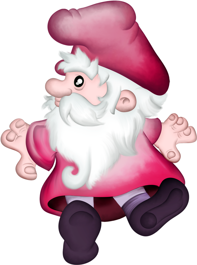 ○••°‿✿⁀gnomes‿✿⁀°••○ - Lutin Clipart (650x869), Png Download