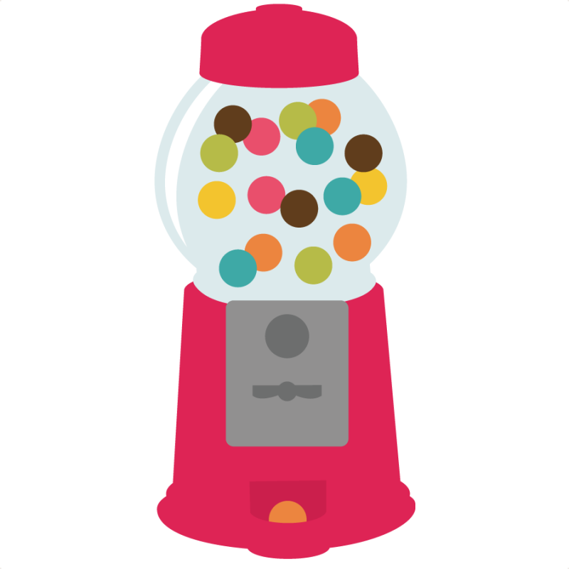 Download Gumball Machine Svg Clipart Chewing Gum Gumball - Gumball Svg - Png Download (800x800), Png Download