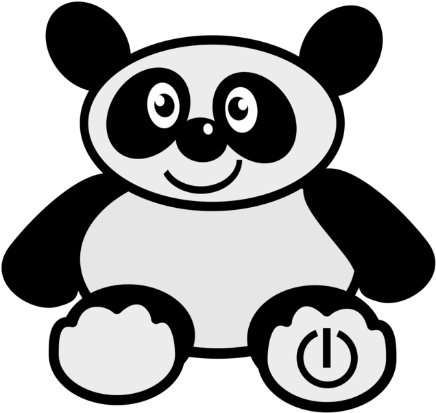 Giant Panda Teddy Bear Cuteness Computer Icons - Giant Panda Clipart (750x750), Png Download