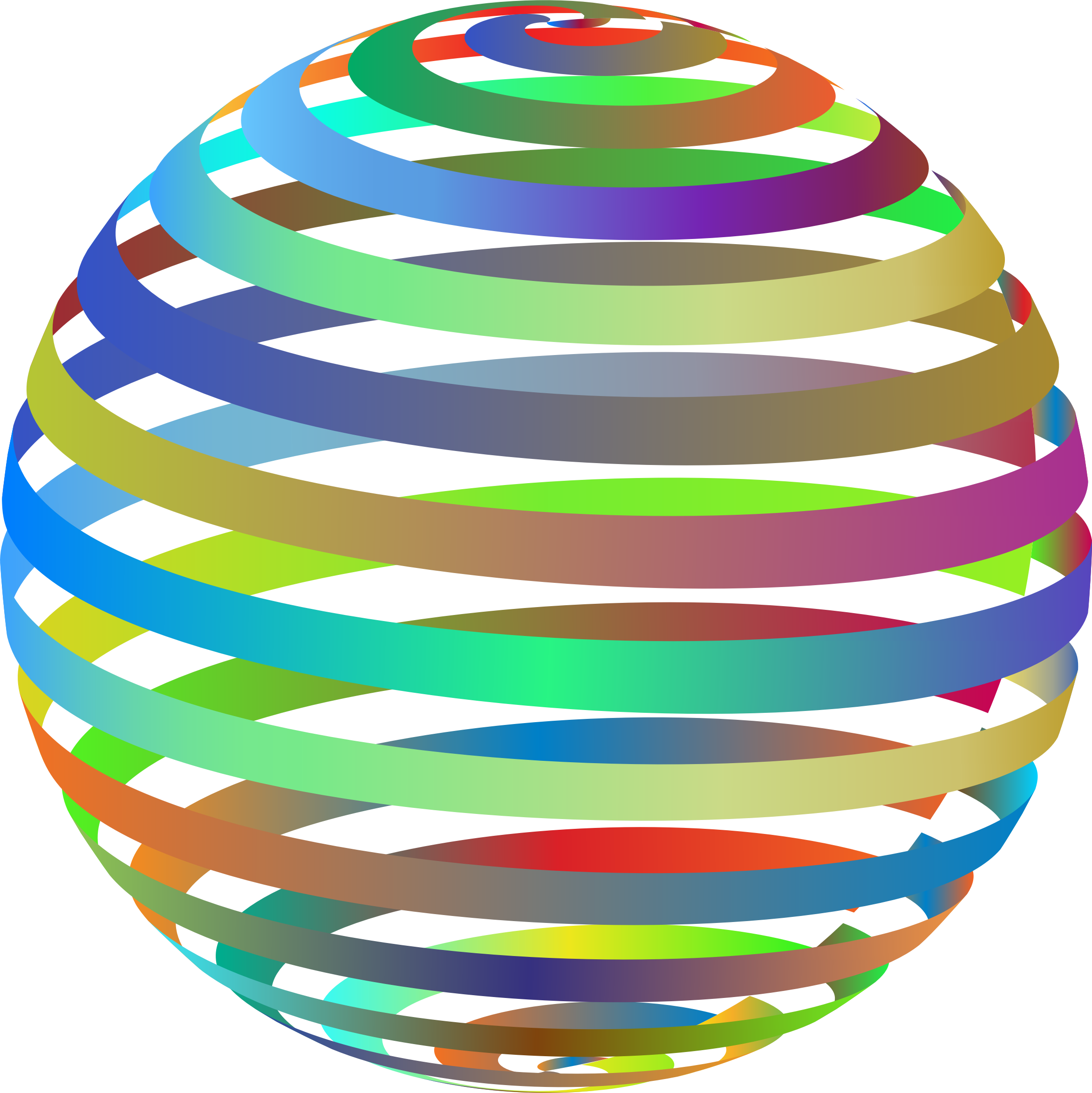 Sphere Geometry Three-dimensional Space Spiral Description - Three-dimensional Space Clipart (749x750), Png Download