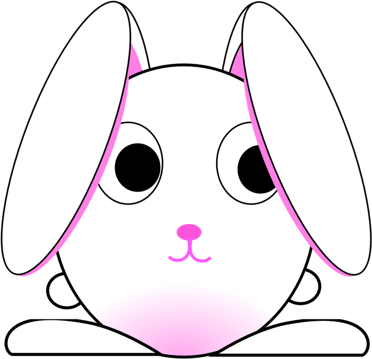Domestic Rabbit Easter Bunny Hare Drawing - Rabbit Clipart (776x750), Png Download