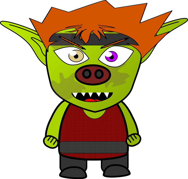 Green Goblin Drawing Download Computer Icons - Goblin Clipart - Png Download (784x750), Png Download