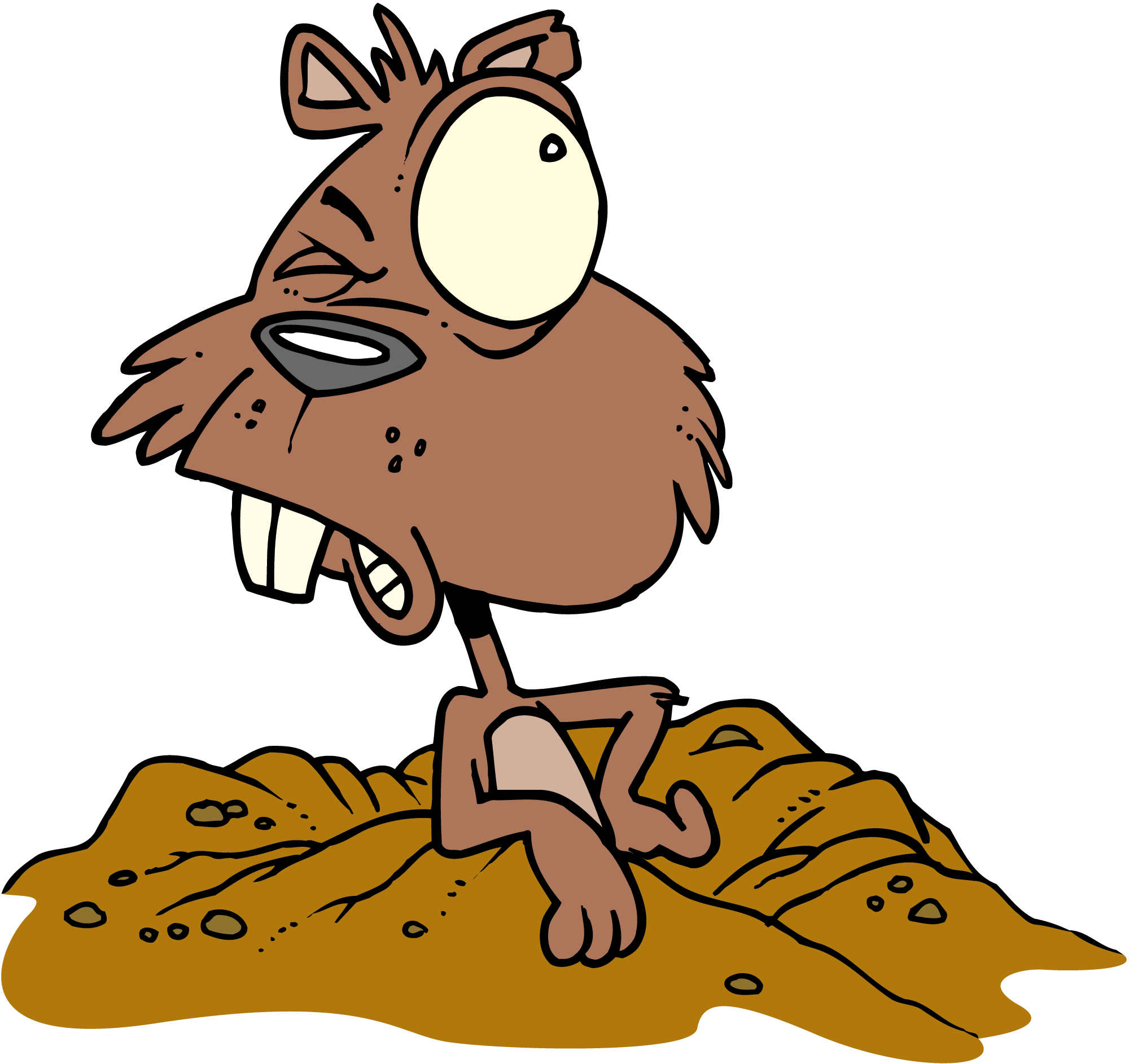 Other Popular Clip Arts - Cartoon Groundhog - Png Download (2000x1886), Png Download