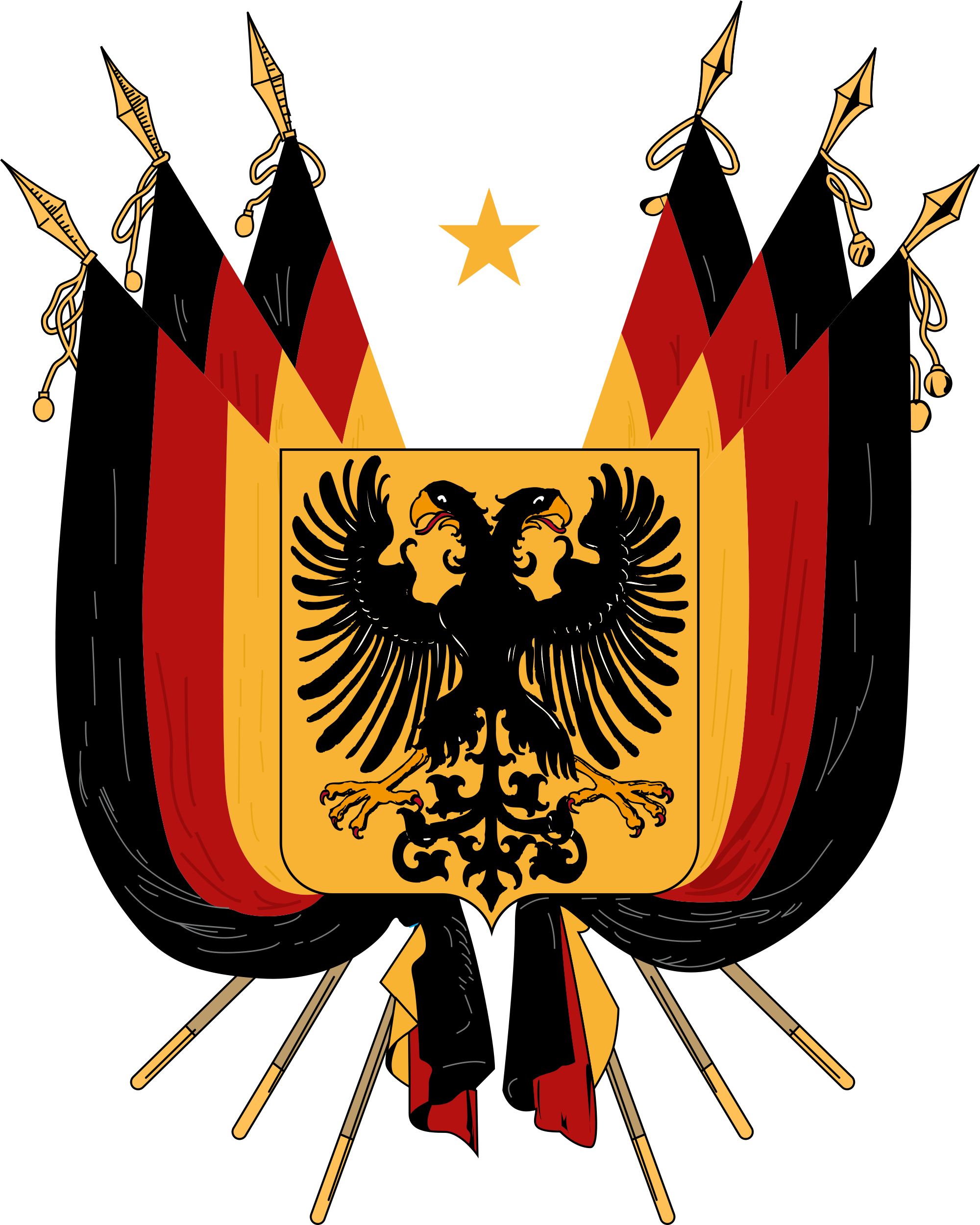Germany Clipart Family German - Escudo De Alemania Significado - Png Download (2000x2500), Png Download