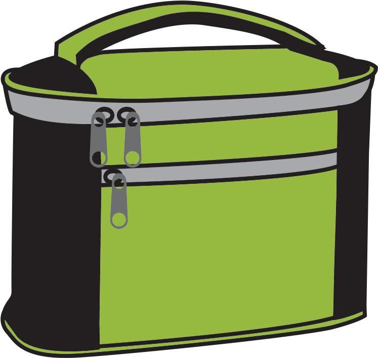 Cooler Bag Printing Clipart (754x714), Png Download
