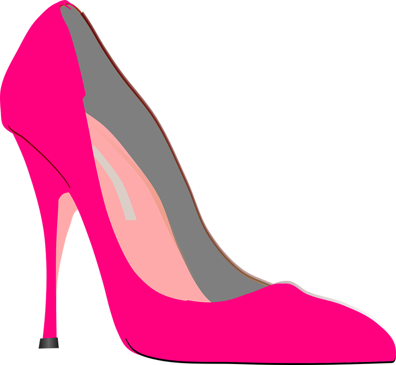 Heel Pink Svg Clip Arts 600 X 554 Px Png Download Full Size Clipart 144959 Pinclipart