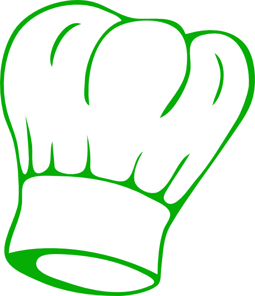 Hat Green - Chef Hat Clipart Green - Png Download (516x599), Png Download
