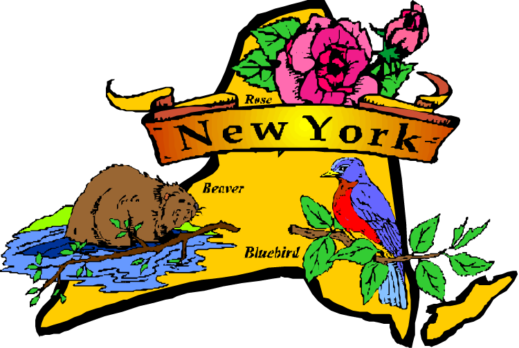 Best Places To Live - New York State Clipart Free - Png Download (750x504), Png Download