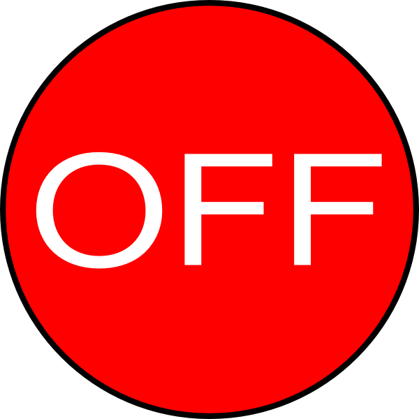 Off Button Svg Clip Arts 600 X 600 Px - Png Download - Full Size ...