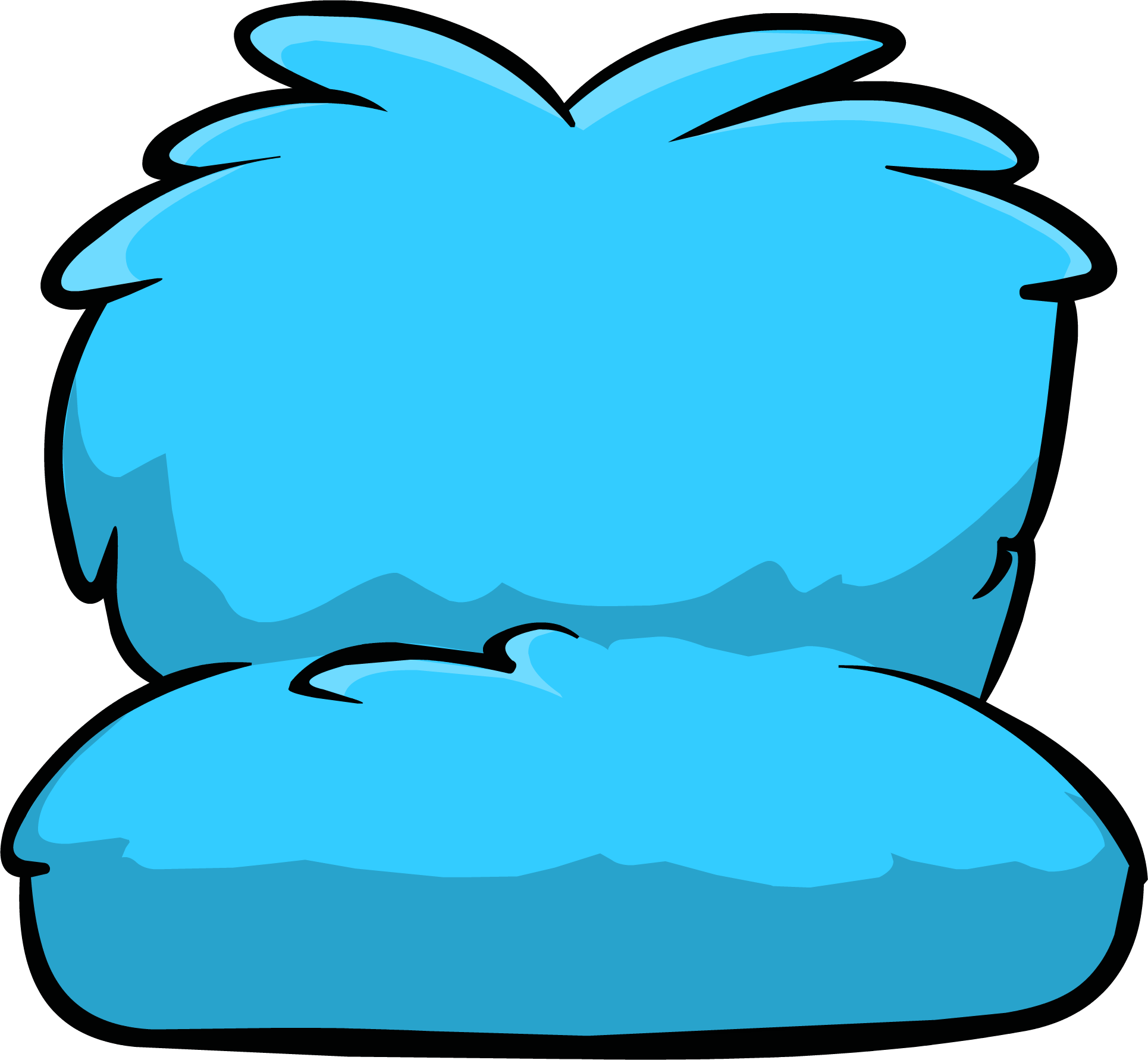 Couch Clipart Club Penguin - Sofa Club Penguin Id - Png Download (1930x1782), Png Download