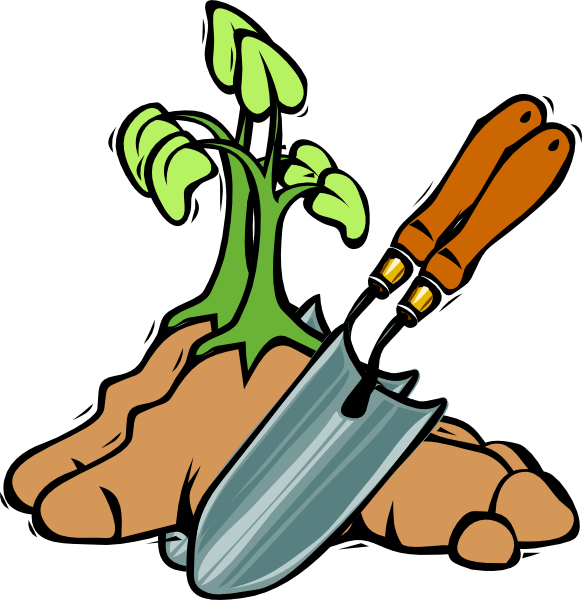 Garden Tools Clipart - Png Download (582x600), Png Download
