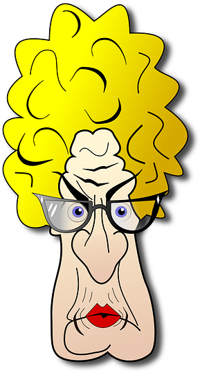 Free Grumpy Granny Face Clip Art - Yo Mama Jokes Encyclopedia: 650+ Best Yo Momma Funny - Png Download (600x851), Png Download
