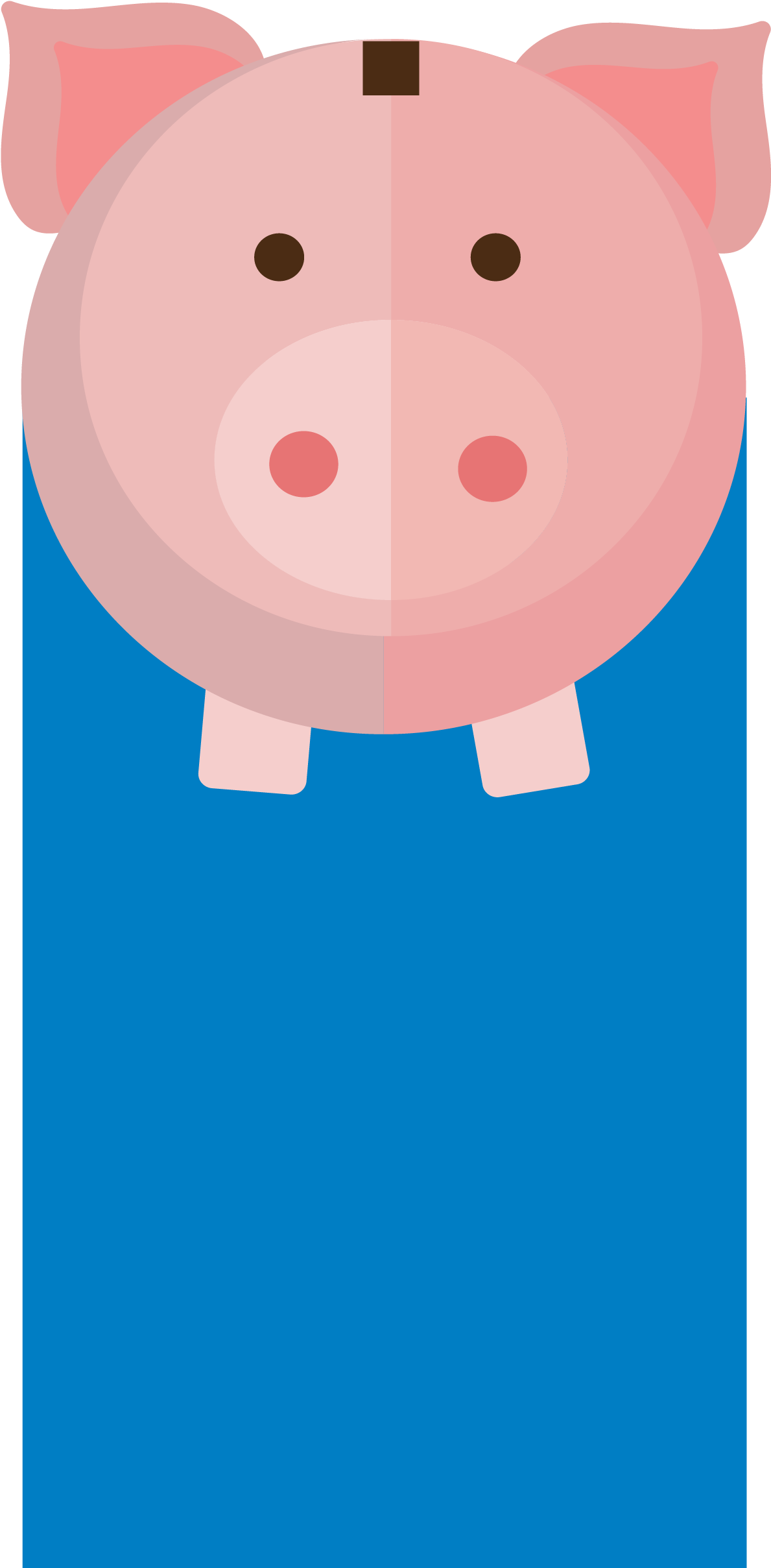 Pig Wce 2-01 - Pig Clipart (1442x2471), Png Download