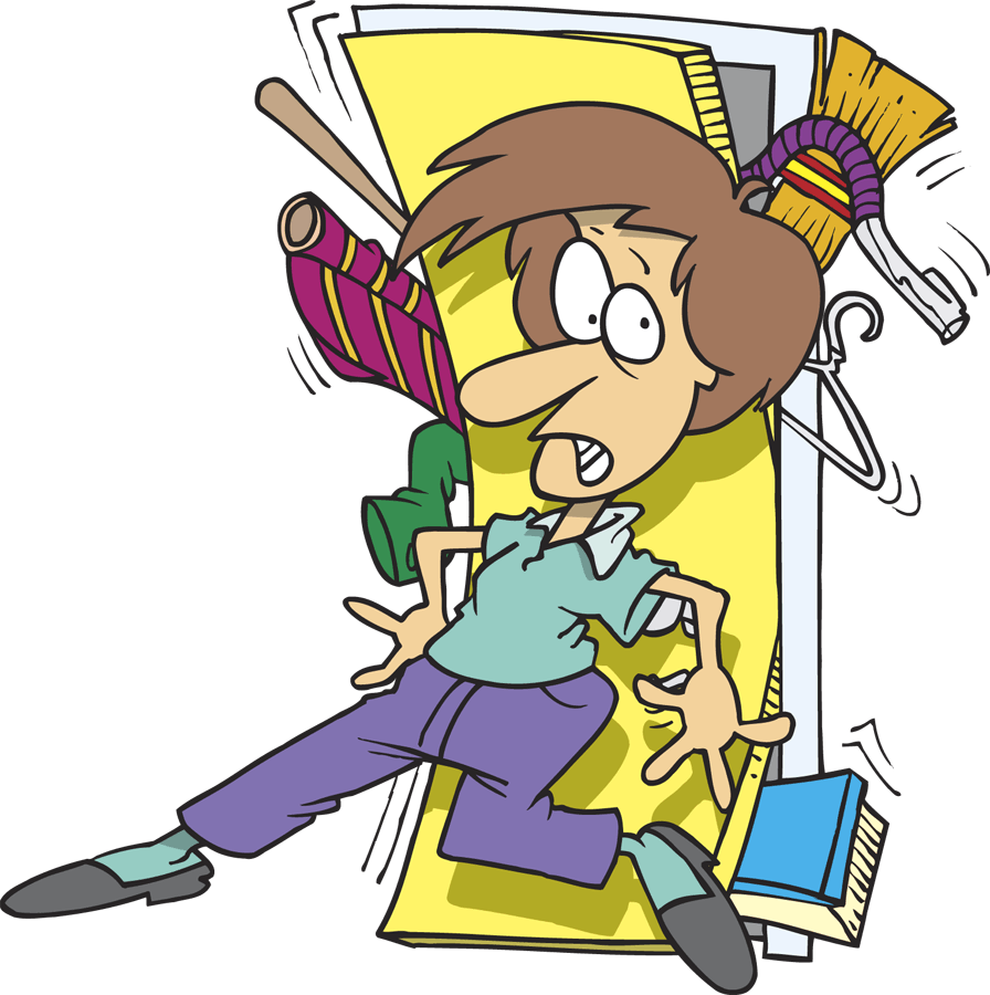 My All Time Favourite Methods For Kicking Clutter To - Clutter Clip Art - Png Download (896x900), Png Download