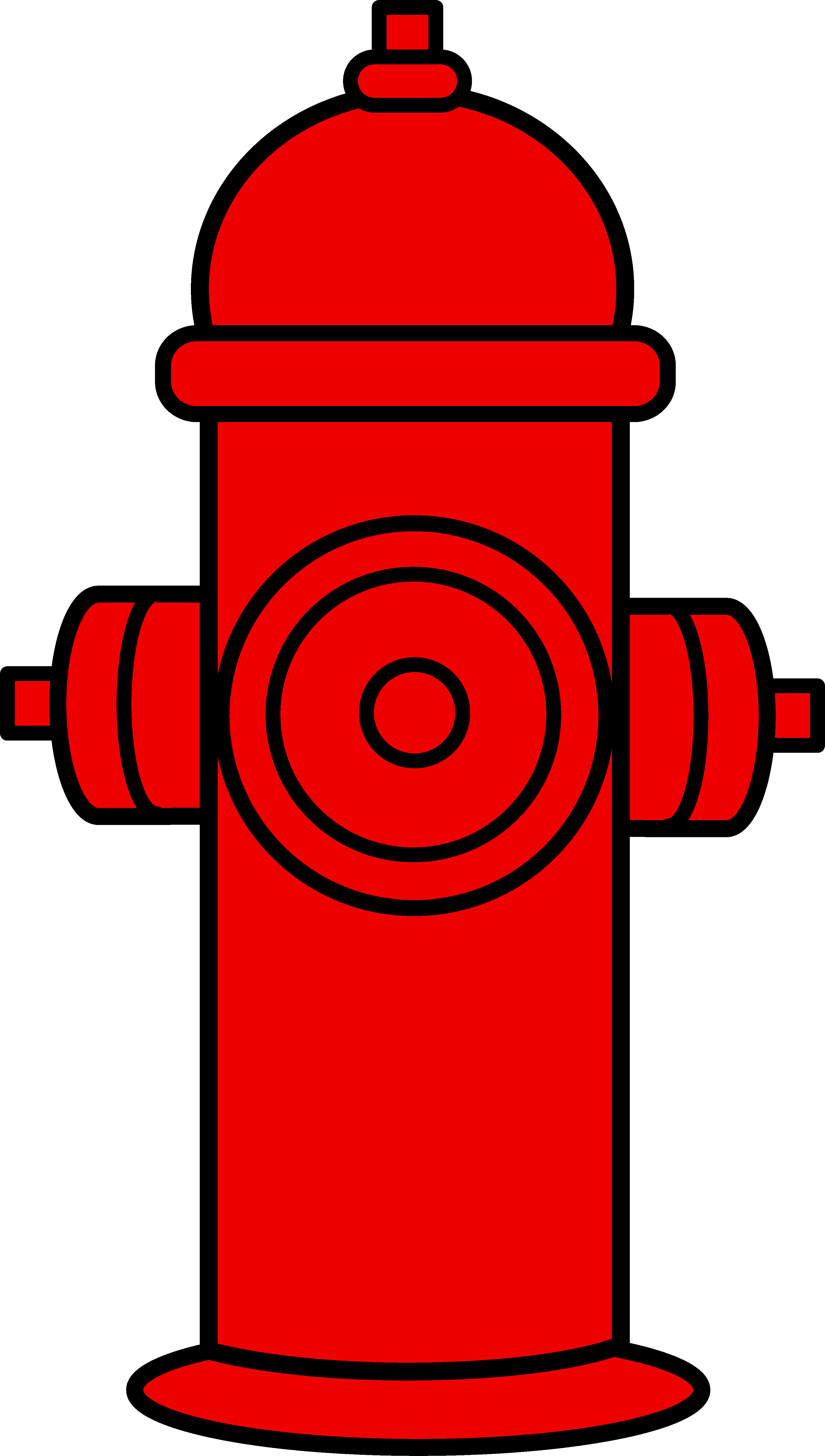 Fire Skull Drawing Clip Art Free Clipart - Paw Patrol Fire Hydrant - Png Download (3449x6089), Png Download