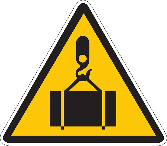 Overhead Crane Hazard Sign Clipart (600x526), Png Download