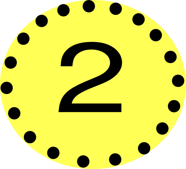 Number2 Clip Art - 18 Stars In Circle - Png Download (600x545), Png Download