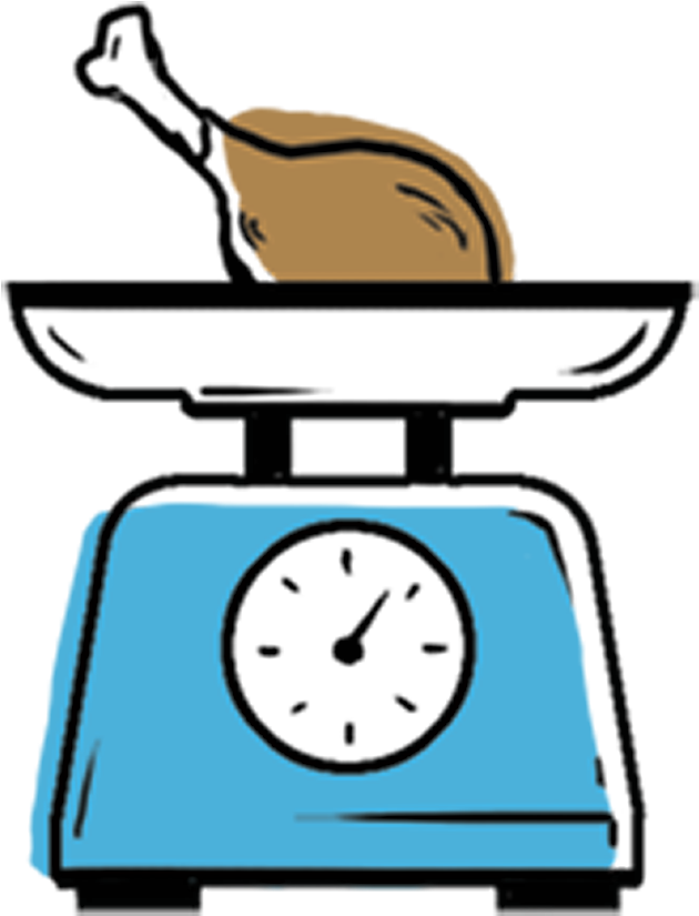 Plan For 1-1½lbs Per Person Clipart (800x1011), Png Download