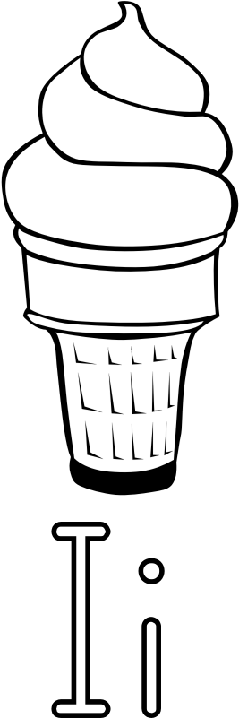 Ice Cream Black And White Ice Cream Clip Art - Ice Cream Cone Clip Art - Png Download (800x800), Png Download