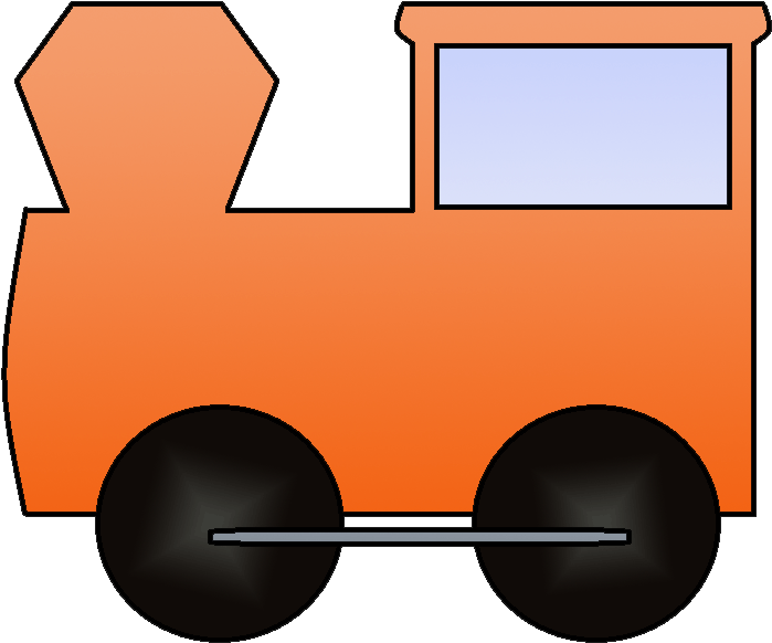 Orange Train Clipart Amp Orange Train Clip Art Images - Trains Clip Art Orange - Png Download (763x625), Png Download