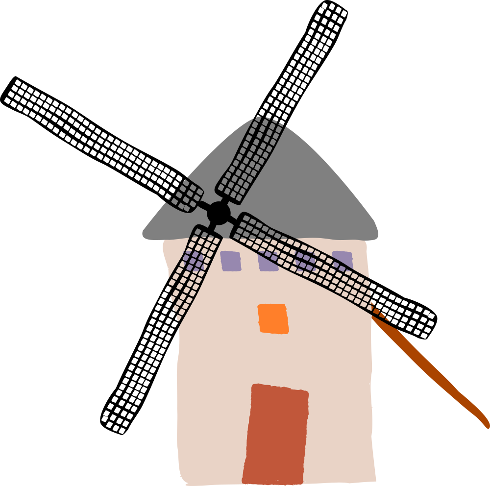 Windmill Wind Turbine Wind Power Energy - Clipart Of Wind Mills - Png Download (756x750), Png Download