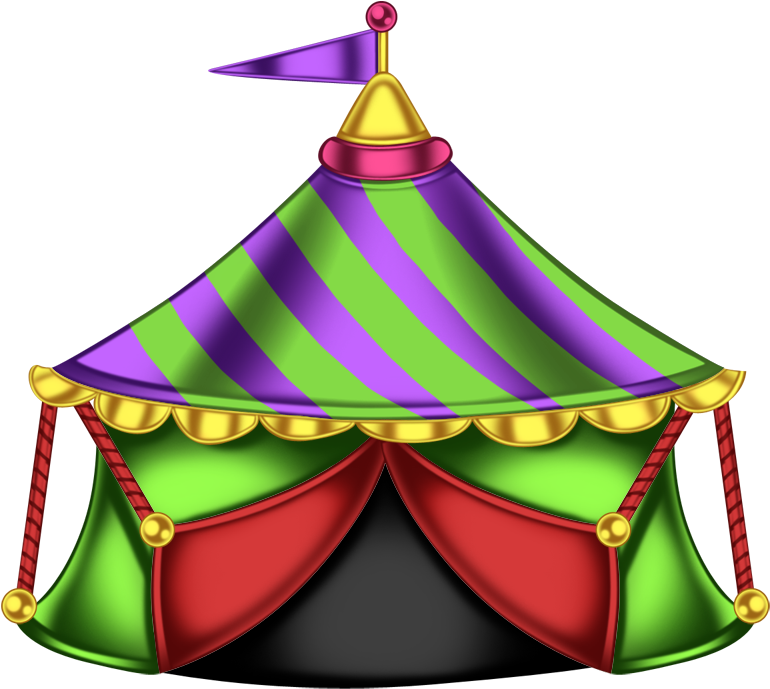 Circo & Palhaço E Parque - Circus Clipart (800x800), Png Download