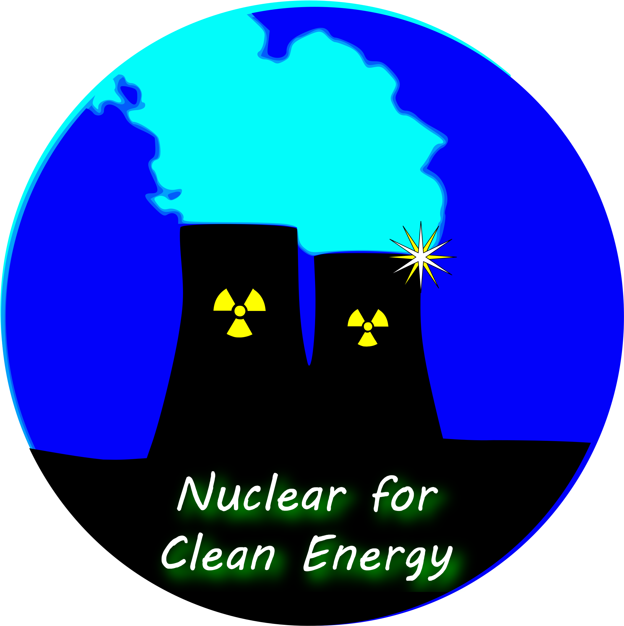 Nuclear Power Plant Renewable Energy Power Station - No Nuclear Power Plant Clipart (700x750), Png Download
