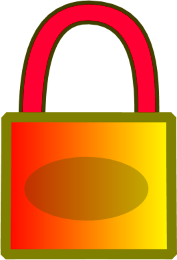 Padlock Closed Green - Clip Art - Png Download (600x881), Png Download