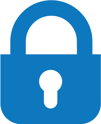Lock Clipart Blue - Blue Lock Clipart - Png Download (616x500), Png Download