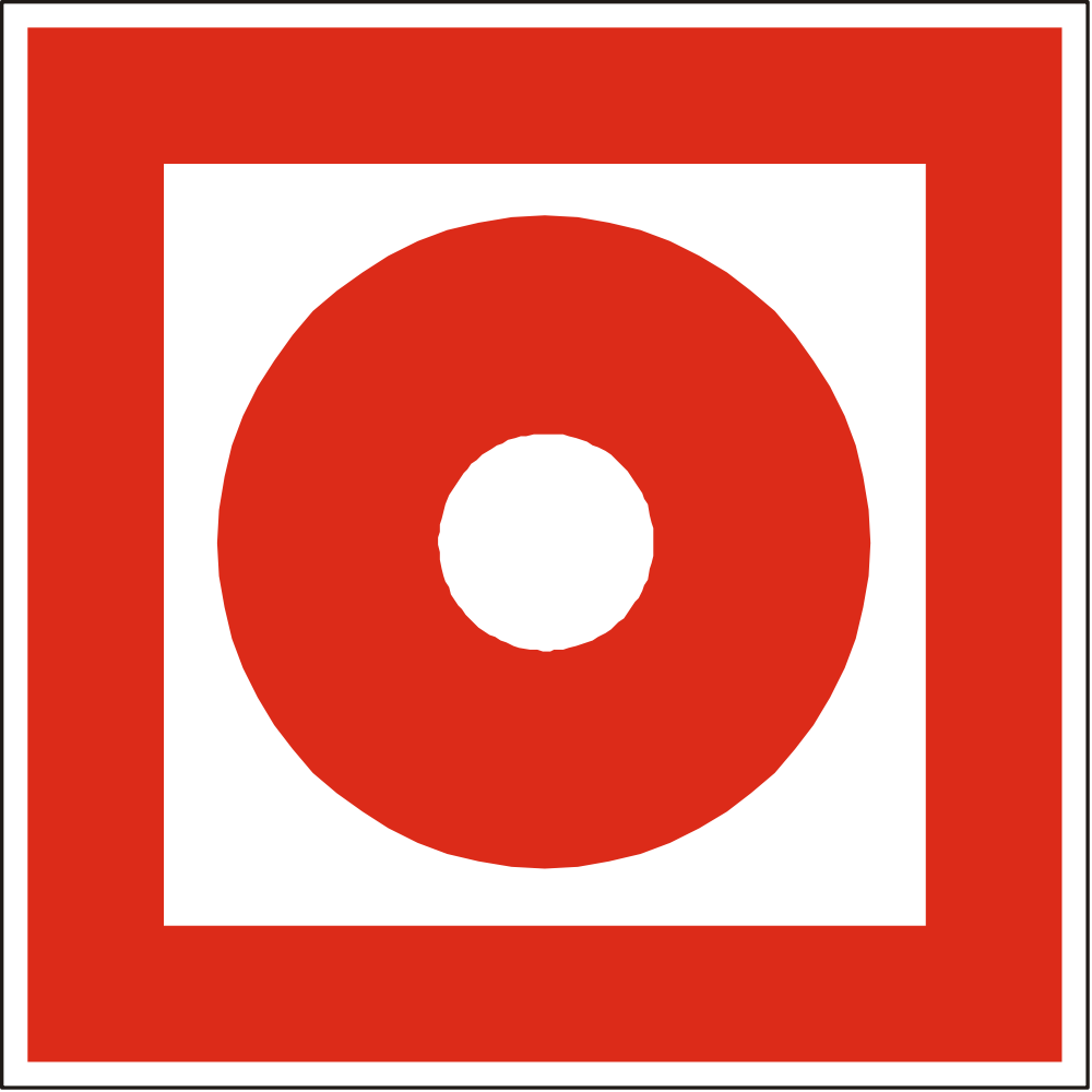 Cliparts Emergency Contact - Handfeuermelder Piktogramm - Png Download (1000x1000), Png Download