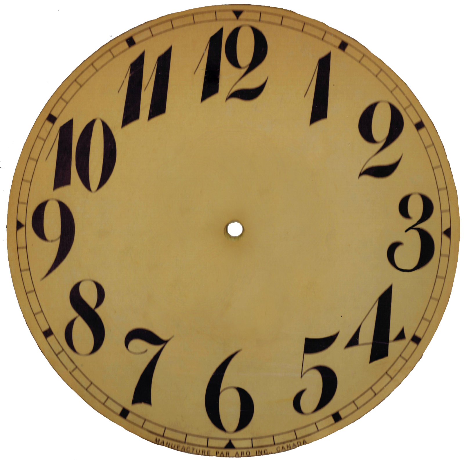 Images For Antique Clock Face Clip Art - Tactical Walls Tactical Wall Clock Black Wood Grain - Png Download (1600x1598), Png Download