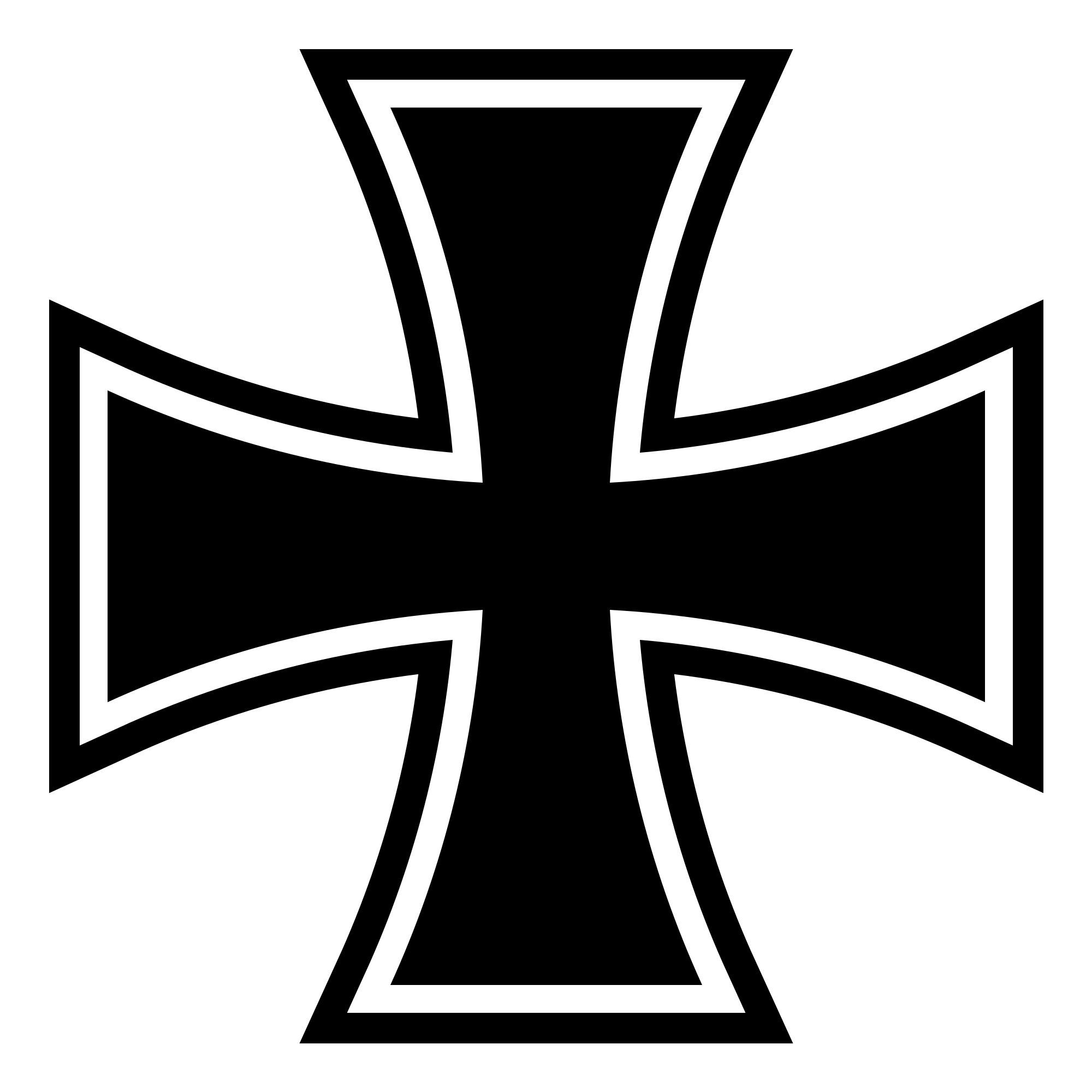 Iron Cross Wikipedia - German Cross Clipart (1200x1200), Png Download