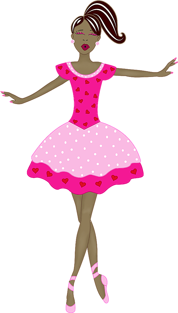 Cards Drawing Postcard - Ballet Clipart (620x1200), Png Download