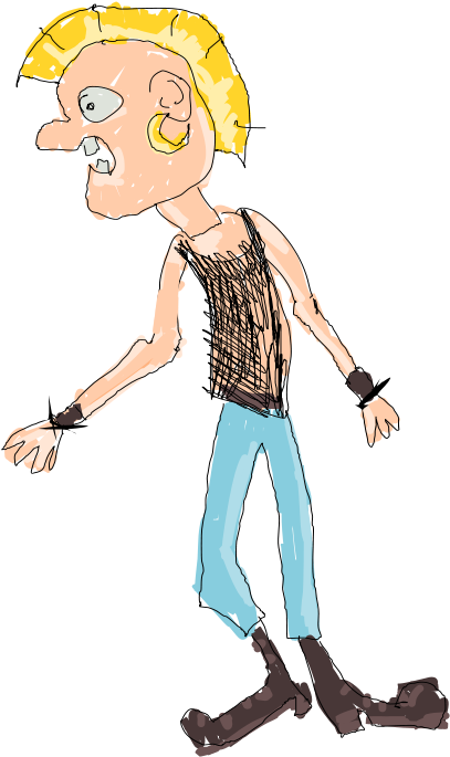 Clip Art Tags - Punk Subculture - Png Download (566x800), Png Download