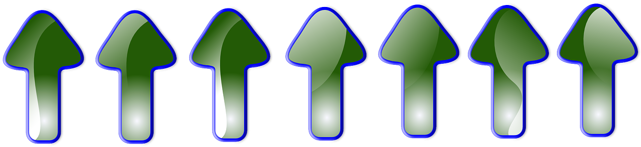 Arrows,green,up,free Vector Graphics,free Pictures, - Arrow Clipart (1280x640), Png Download