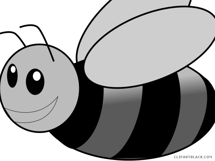 Banner Free Download Clipartblack Com Animal Free Black - Colouring Picture Of Bee - Png Download (700x525), Png Download