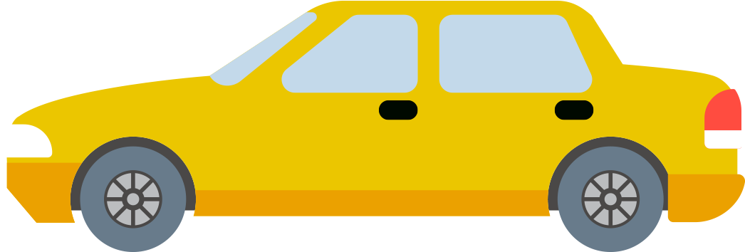 Cartoon Car Png Yellow Color Transpa Background Image - Cartoon Car Transparent Background Clipart (900x900), Png Download